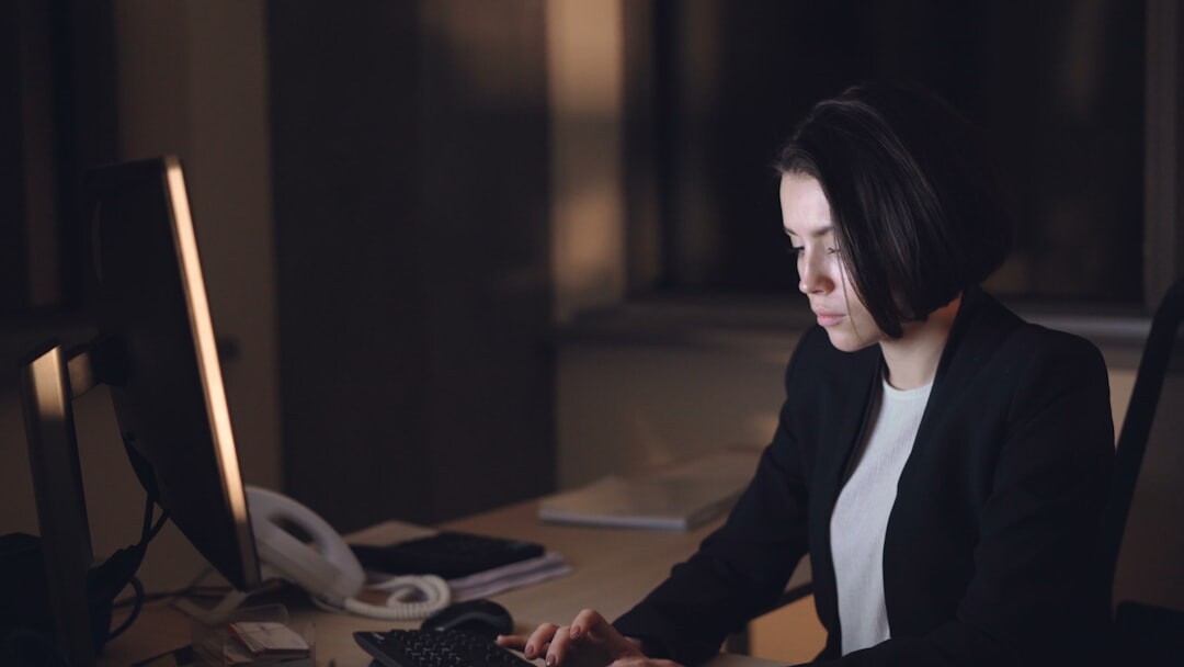 Journalist verifying sources on computer screen