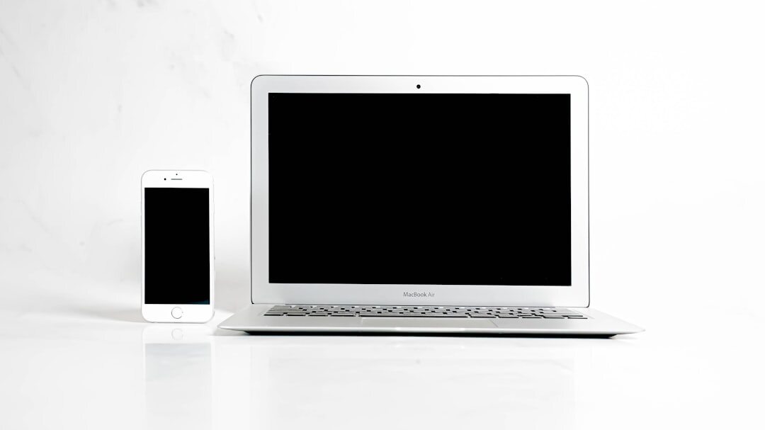 Digital analytics dashboard on laptop and phone