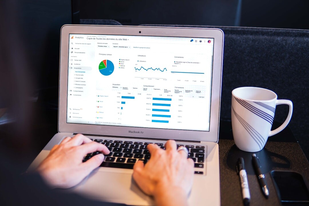 Analytics dashboard showing audience data and engagement metrics